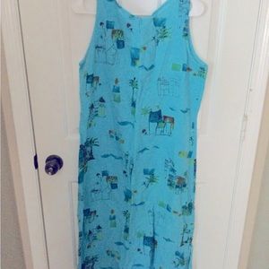 Sleeveless midi dress